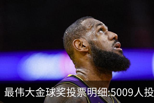 最伟大金球奖投票明细:5009人投多票 44人投超10次 4665人投2-4次